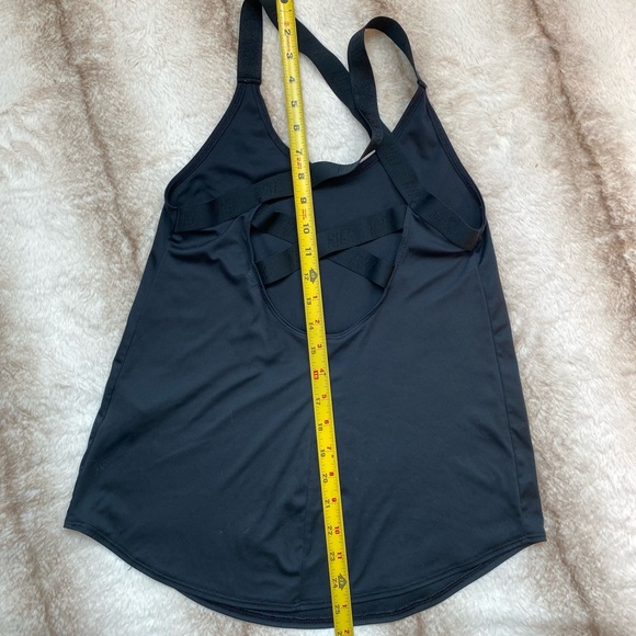 Nike Women's Black Breathe Tank Elastica dry fit workout tank top - Picture 5 of 6